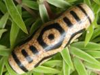 Zeldzaam oude cinnaber Dzi 6 Eyes Dragon Eye - Gezegend