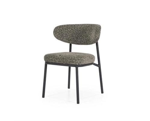 Eetkamerstoel Jari - green | BY-BOO, Huis en Inrichting, Stoelen, Nieuw, Ophalen of Verzenden