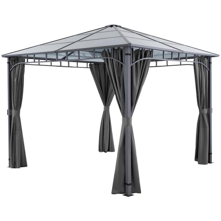 Tuinpaviljoen Caracas, weerbestendig, polycarbonaat-dakplate, Tuin en Terras, Partytenten, Verzenden