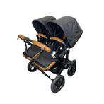 Bugaboo Donkey duo zelf samenstellen opmaat gemaakt inc leer, Kinderen en Baby's, Kinderwagens en Combinaties, Ophalen, Verstelbare duwstang