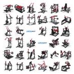 Gymfit Xtreme-line plate loaded series | Complete set | 34, Sport en Fitness, Ophalen of Verzenden, Nieuw, Overige typen