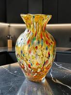 MurArt - Vaas - Glas - Inclusies Decor Regen, Antiek en Kunst, Antiek | Glas en Kristal