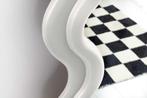Design Wandspiegel CURVY 160cm wit - 45942, Huis en Inrichting, Woonaccessoires | Spiegels, Ophalen of Verzenden, Nieuw