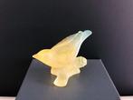 Daum - Miniatuur figuur - Oiseau pâte de verre dans les tons