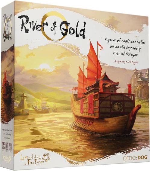River of Gold - Legend of the Fiver Rings Board Game |, Hobby en Vrije tijd, Gezelschapsspellen | Bordspellen, Nieuw, Verzenden