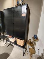 Stoere Orizone opbergkast 2d+ov in de kleur metal black, Ophalen of Verzenden, Nieuw