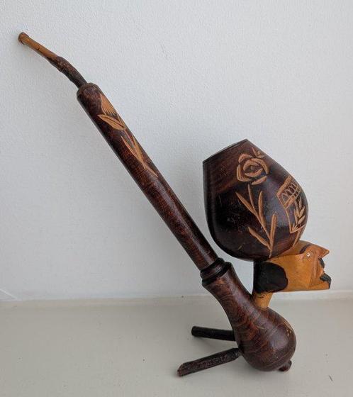 Zonder Minimumprijs - Pijp - Bruyere, Hout, Hout (Walnoot),, Verzamelen, Rookartikelen, Aanstekers en Luciferdoosjes