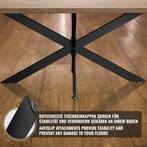 Tafelpoten - Tafelonderstel - Metaal - X-Design - 120x68x70, Verzenden, Zo goed als nieuw