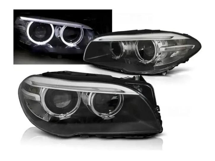 BMW F10/F11 2010 tot 07-13LED tube koplamp unit  Zwart, Auto-onderdelen, Verlichting, Nieuw, Universele onderdelen, Verzenden
