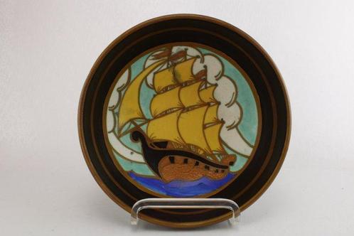 Keramis Boch - Vittorio Bonuzzi - Kom - Faience - Zeilboot, Antiek en Kunst, Antiek | Glas en Kristal