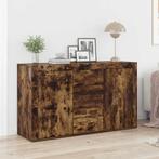 vidaXL Dressoir Gerookt Eiken 120x36x69 cm Geengineerd Hout, Huis en Inrichting, Kasten | Dressoirs, Verzenden, Nieuw, Overige houtsoorten