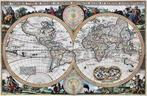 Wereld - WORLD map; Claes Jansz. VISSCHER - Orbis Terrarum, Nieuw