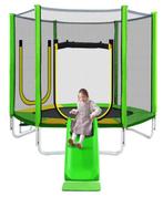 213 cm Tuintrampoline TUV 100kg met veiligheidsnet en ladder, Kinderen en Baby's, Speelgoed | Buiten | Trampolines, Verzenden