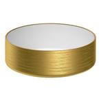 Waskom Sanitop Duo-Color Rond 36 cm Glans White Gold, Ophalen of Verzenden, Nieuw, Overige typen