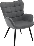 WOLTU Fauteuil - Relaxstoel - Loungestoel - Donkergrijs, Verzenden, Nieuw