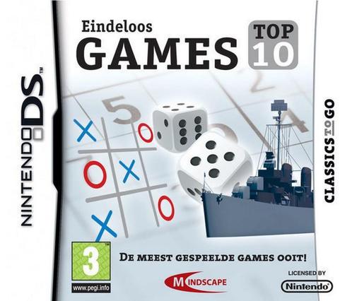 Eindeloos Games Top 10 (Nintendo DS), Spelcomputers en Games, Games | Nintendo DS, Gebruikt, Verzenden