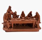 Paolo Grasso - Beeld - Paters aan tafel - Terracotta -