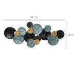 TRUUSK 3D Wanddecoratie Metaalbeeld 121x53cm - Moderne Woonk, Huis en Inrichting, Stoffering | Behang, Verzenden