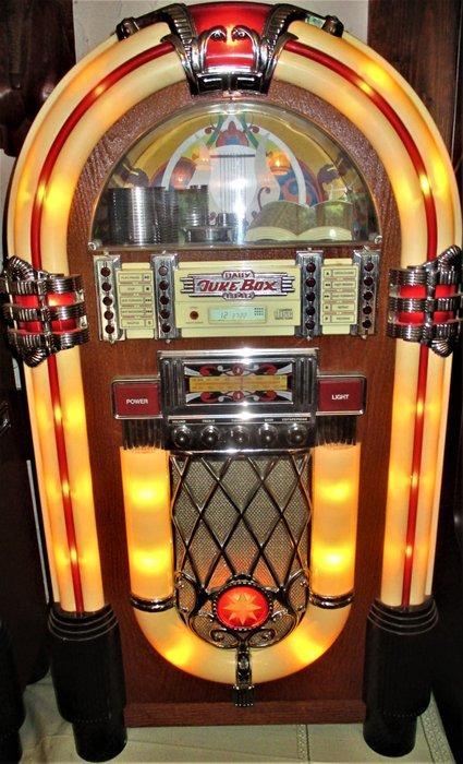 Elta - Nostalgie Musikbox „ Juke Box „ Retro mit Radio, Tape, Antiek en Kunst, Antiek | Wandborden en Tegels
