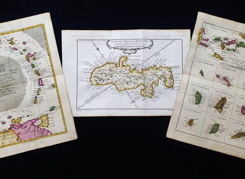 America Centrale & Caraibi - [LOT van 3] - Antillen,, Boeken, Atlassen en Landkaarten