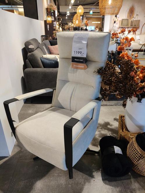 Relaxfauteuil Seduto; op en top genieten mét relaxfunctie +, Huis en Inrichting, Fauteuils, Nieuw, Ophalen of Verzenden