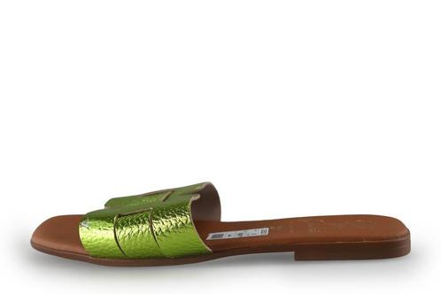 Oh My Sandals Slippers in maat 39 Groen | 10% extra korting, Kleding | Dames, Schoenen, Groen, Zo goed als nieuw, Slippers, Verzenden