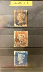 Groot-Brittannië 1840/1841 - Kavel 48 - Eén cent zwart, één, Postzegels en Munten, Postzegels | Europa | UK, Gestempeld