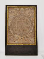 Enorme e raro Thangka di Buddha - Dipinto a mano - 95x60 cm,, Antiek en Kunst