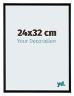 Fotolijst 24x32cm - Zwart Mat - Kunststof - Bordeaux, Huis en Inrichting, Woonaccessoires | Lijsten, Verzenden, Nieuw