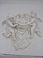 Wijwatervat - Begin 20e eeuw - Putti - 32 cm, Antiek en Kunst