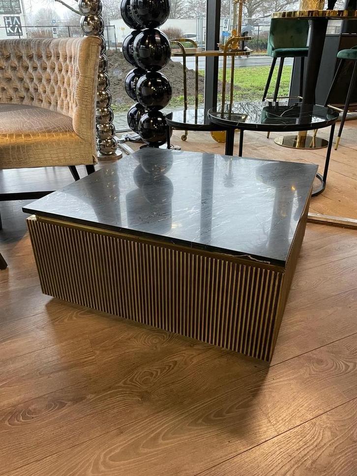 Salontafel Ironville vierkant van Richmond interiors ., Huis en Inrichting, Tafels | Salontafels, 50 tot 100 cm, Vierkant, Zo goed als nieuw