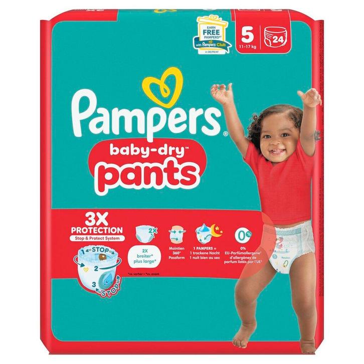 Pampers Baby-Dry Pants Maat 5 Luierbroekjes, Kinderen en Baby's, Overige Kinderen en Baby's, Nieuw, Verzenden