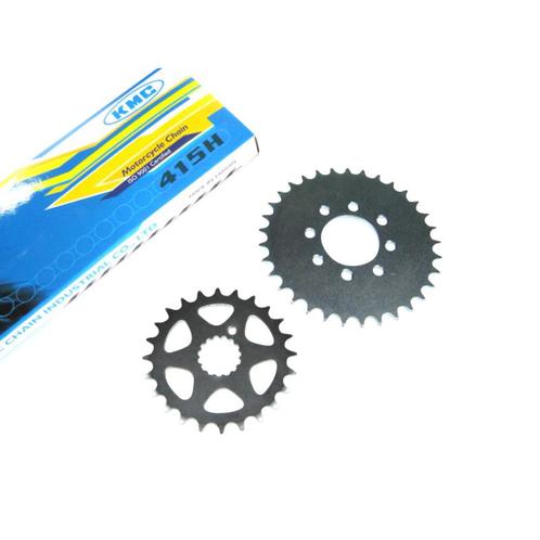 Tandwiel met SFR ketting set Tomos A3 / A35 diverse modellen, Fietsen en Brommers, Brommeronderdelen | Algemeen, Nieuw, Ophalen of Verzenden
