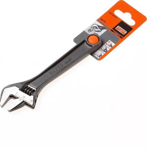 Bahco 8070 80-serie Verstelbare moersleutel - 19mm - 155mm, Doe-het-zelf en Verbouw, Gereedschap | Handgereedschap, Verzenden