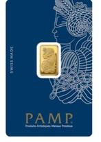 2.5 Gram goudbaar - Pamp Suisse - Lady Fortuna, Postzegels en Munten, Edelmetalen en Baren, Verzenden, Goud