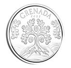 EC8 - Grenada Nutmeg Tree 1 oz 2022 (25.000 oplage), Postzegels en Munten, Munten | Amerika, Verzenden, Midden-Amerika, Losse munt