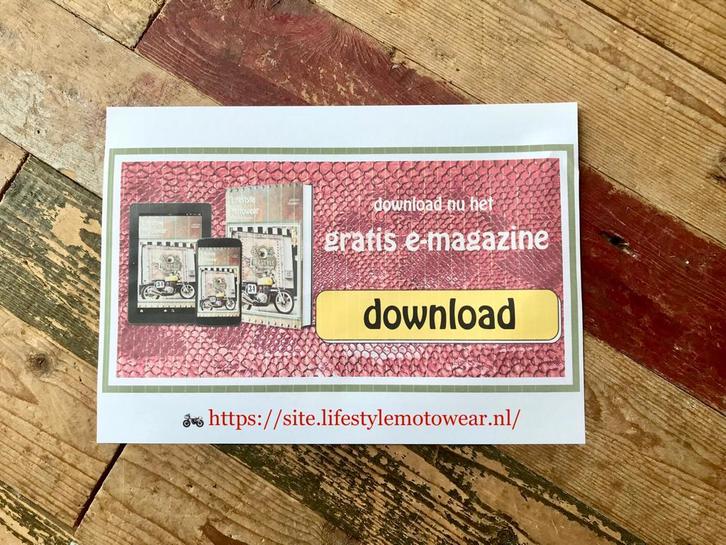 Trackerspecial gratis e-magazine caferacer, diy-custombike, Motoren, Kleding | Motorkleding, Dames, Heren, Kinderen, Nieuw met kaartje
