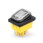 Orbit Electronic Wipschakelaar ON-OFF - 4-pins - 30x22mm -, Verzenden, Nieuw