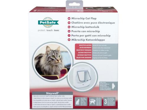 PetSafe Microchip - Wit - Kattenluik - 12,2 x 23,9, Dieren en Toebehoren, Katten-accessoires, Zo goed als nieuw, Verzenden