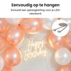 2dekans | Partizzle Happy Birthday Neon Sign – LED, Hobby en Vrije tijd, Feestartikelen, Ophalen of Verzenden, Zo goed als nieuw
