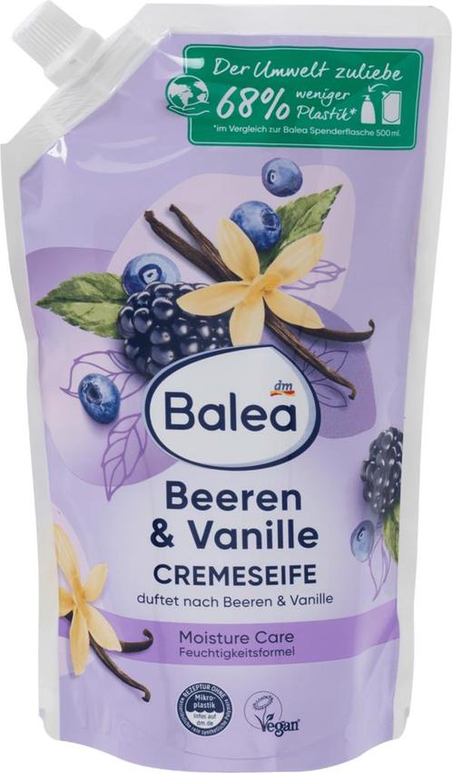 Balea Crème Zeep Bessen & Vanille navulverpakking, 500ml, Sieraden, Tassen en Uiterlijk, Uiterlijk | Lichaamsverzorging, Verzenden