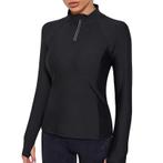 Vrouwen Sport Shirts met Rits - Maat S - Comfortabele Slim, Verzenden, Nieuw