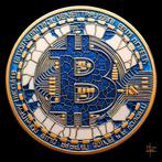 PLM-Art - Bitcoin Delft Gold & Black Style XL