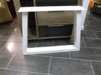 Trapezium-eettafelpoot | Setprijs! | Wit | 10x5cm | Metaal, Ophalen, Nieuw, Industrieel