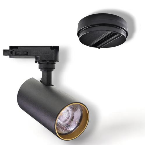 METEORA S ZWART + PRO.C1000 3 FASE MONTAGEPLAAT, Huis en Inrichting, Lampen | Spots