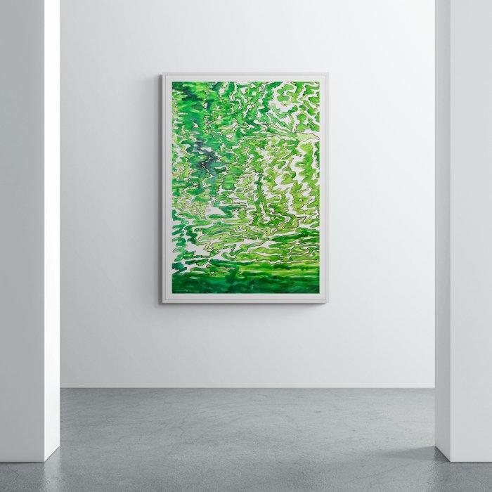 N. Magro - Resuming Rhône (Lake Geneva) - XL, Antiek en Kunst, Kunst | Designobjecten