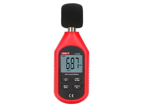 Decibel Meter 130dB - UT353 Rood, Doe-het-zelf en Verbouw, Overige Doe-het-zelf en Verbouw, Nieuw, Ophalen of Verzenden