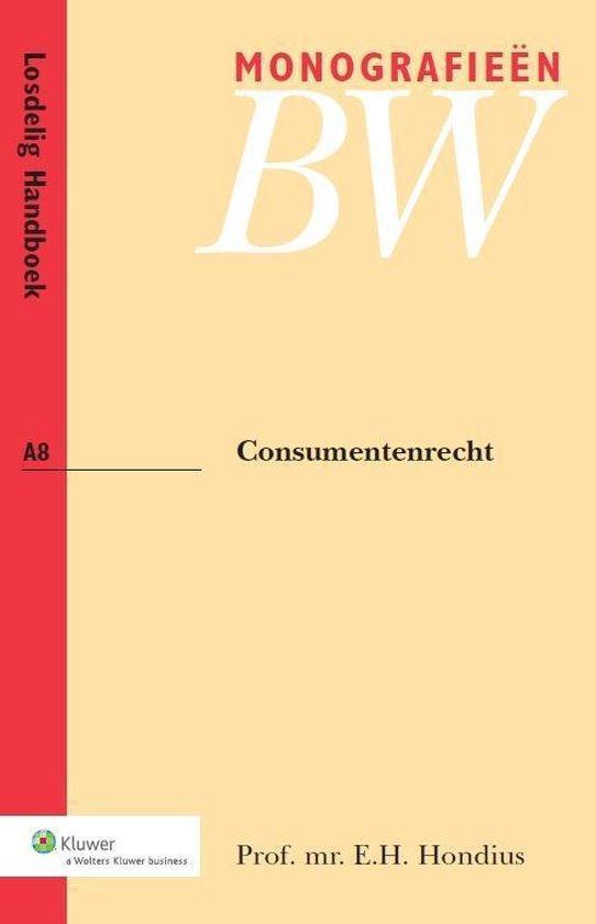 9789013116298 Monografieen BW A8 -   Consumentenrecht, Boeken, Studieboeken en Cursussen, Nieuw, Verzenden