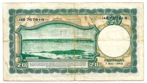 Nederland. - 20 Gulden - 1945 - Pick 76 (Zonder, Postzegels en Munten, Munten | Nederland
