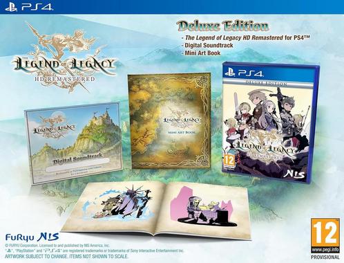 The Legend of Legacy HD Remastered-Deluxe Edition, Spelcomputers en Games, Games | Sony PlayStation 4, Nieuw, Ophalen of Verzenden